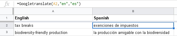 How to Build Your Self-Translating Glossary in Google Sheets